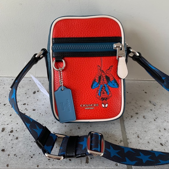 NWT Coach Marvel Terrain Crossbody With Spider-Man - Picture 1 of 9